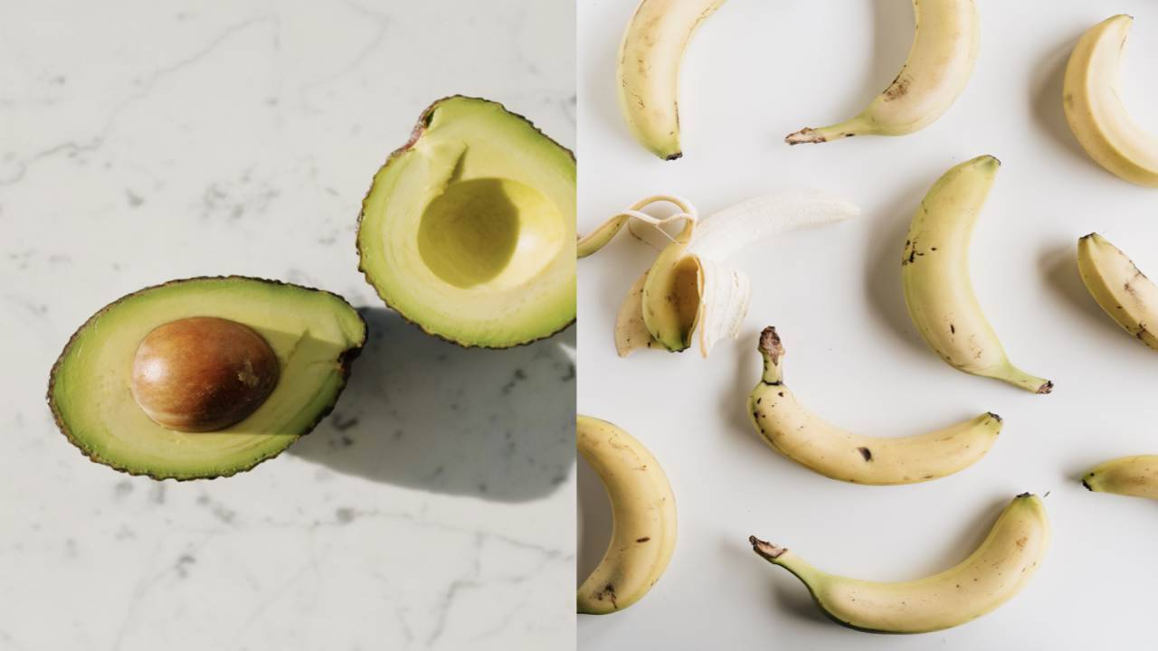 benefici nel mangiare avocado e banana