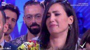 Caterina Balivo in lacrime