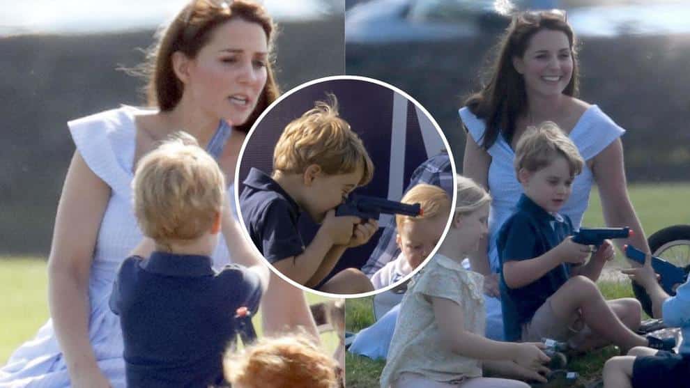 Kate Middleton “fa usare la pistola al figlio George”: si scatena la polemica - Foto