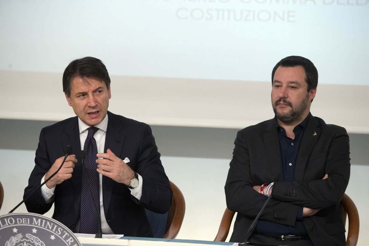 Matteo Salvini, Giuseppe Conte