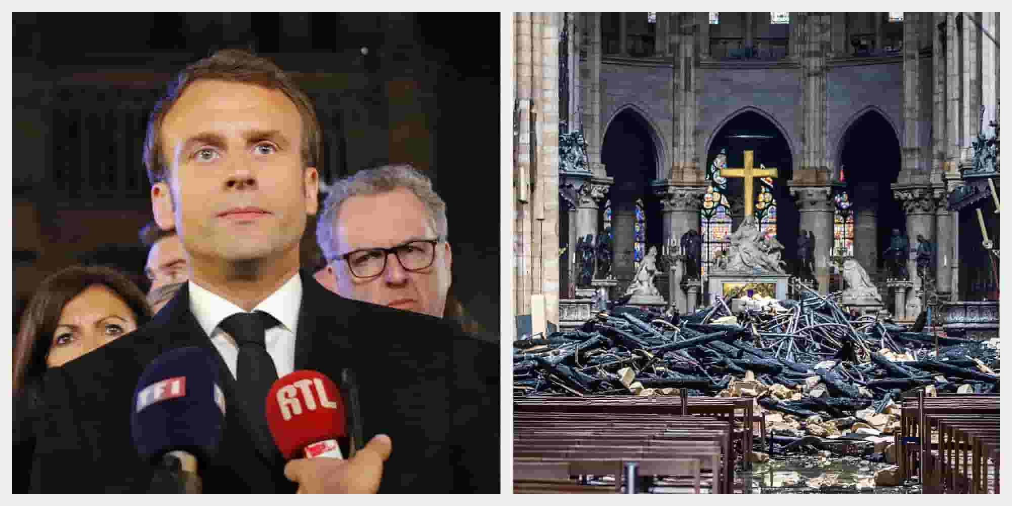 Macron ristrutturazione Notre Dame