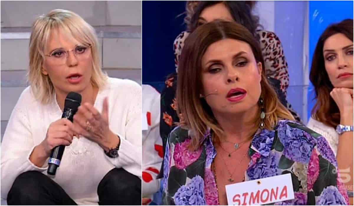 Uomini e donne trono over, Simona contro la redaizone