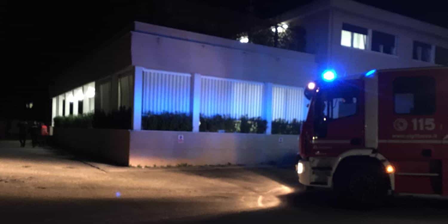 Pescara, incendio