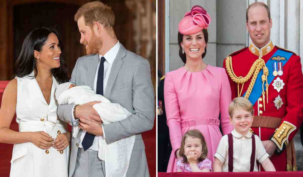 Meghan, Harry, William e Kate