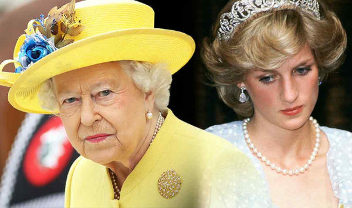 La Regina Elisabetta e Lady Diana