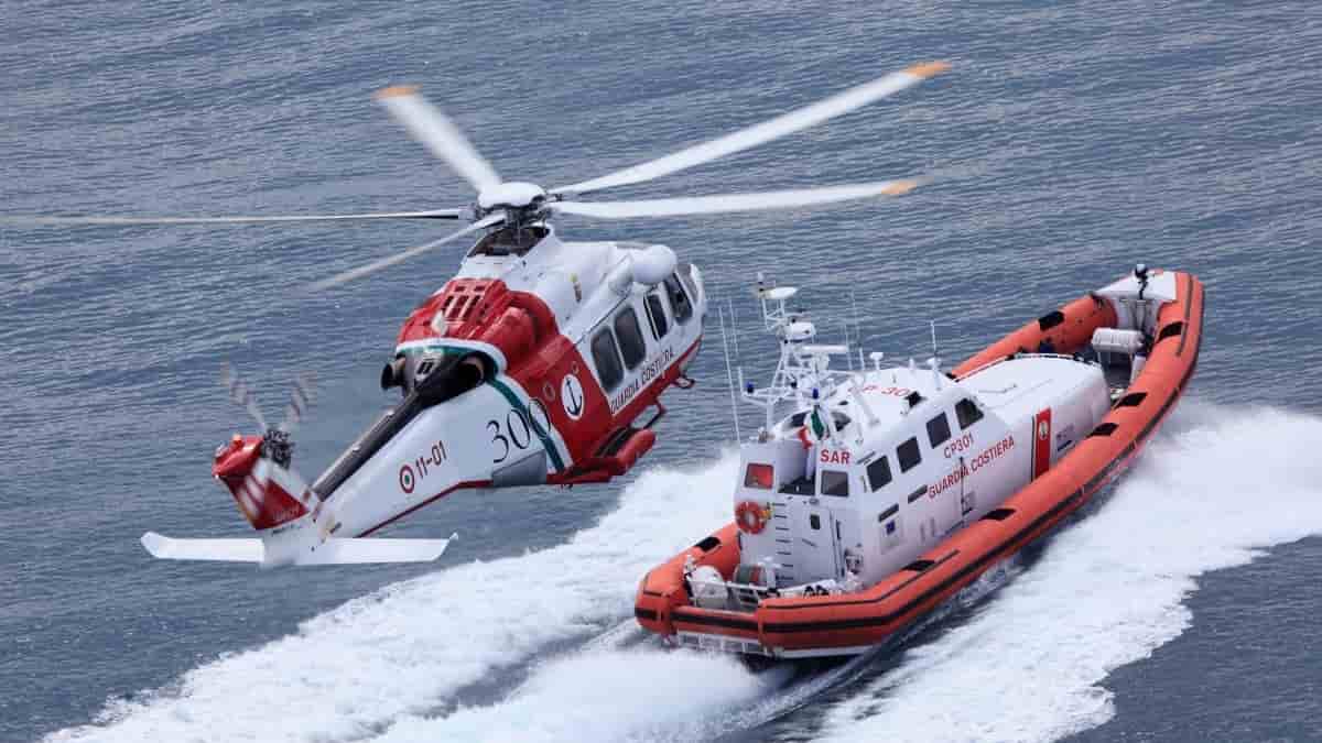 Ragazzo disperso nel mare