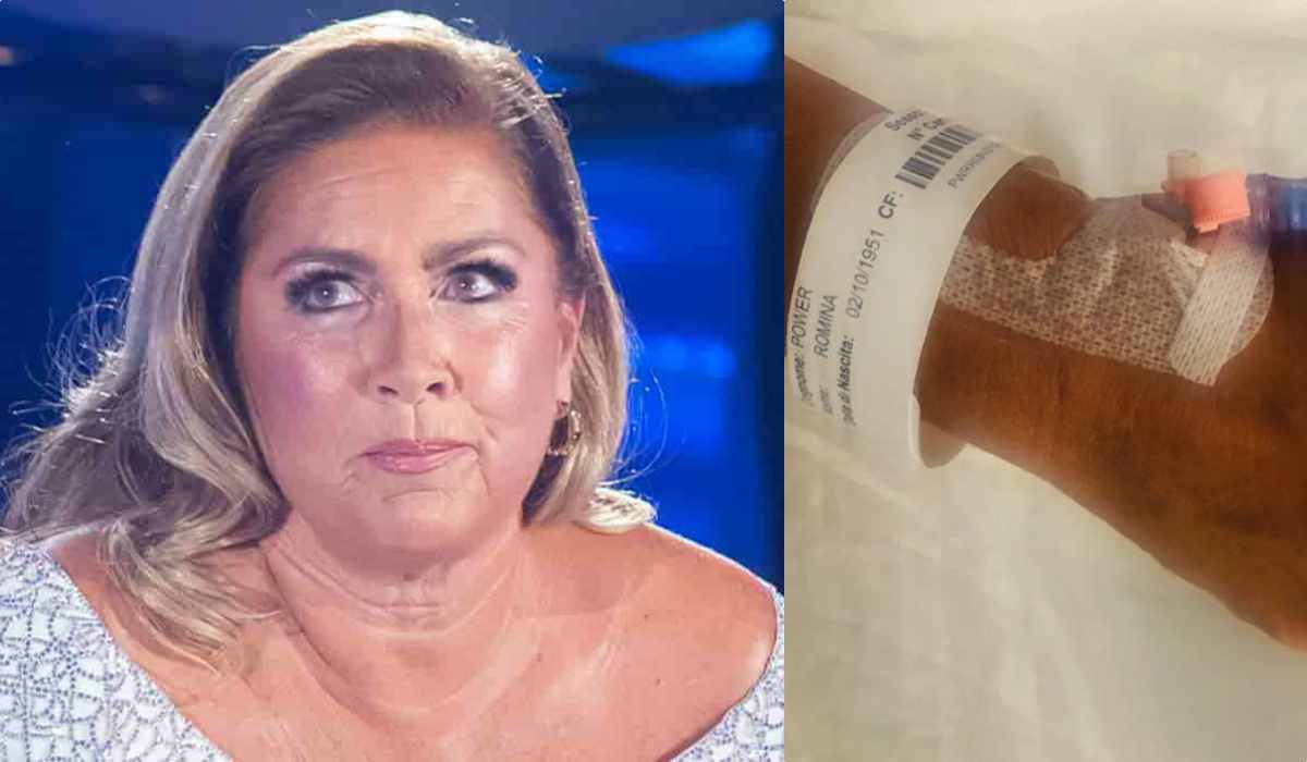 Romina Power finisce in ospedale