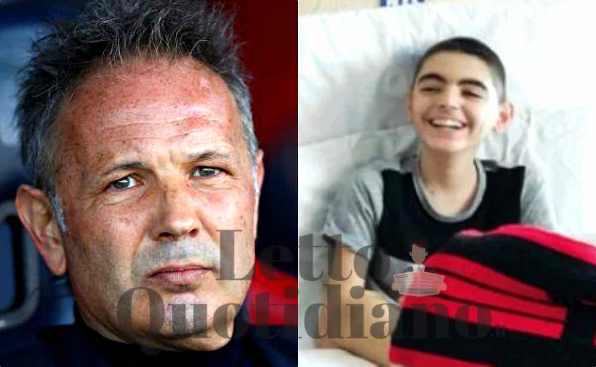 nicolò fa un appello all'allenatore Sinisa Mihajlovic, combattiamo la leucemia insieme