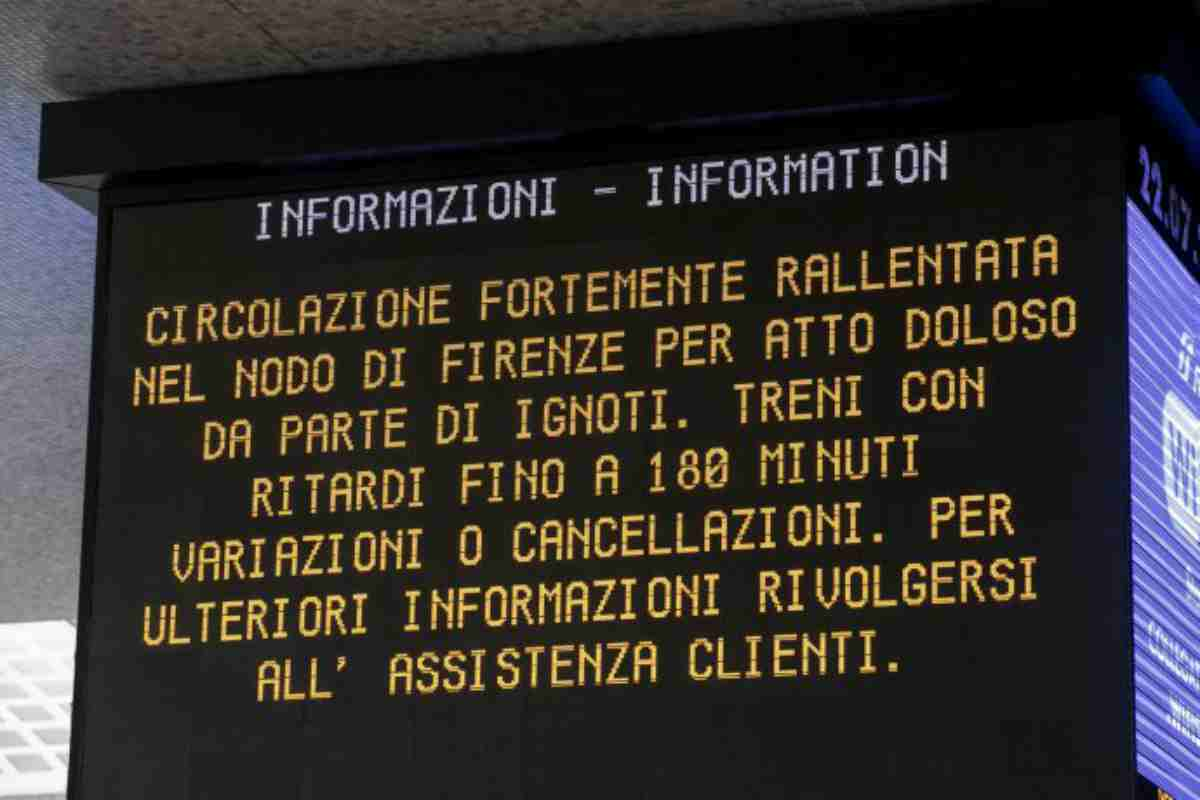 Caos e sospensione treni,