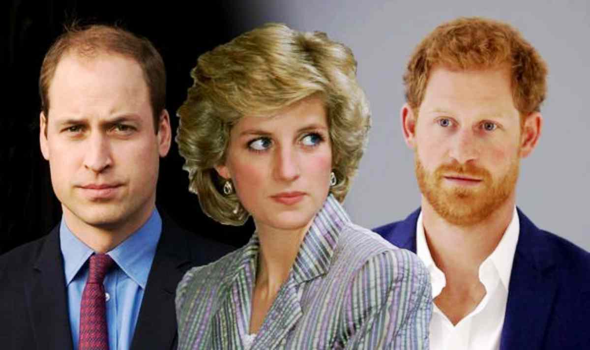 Lady Diana la verità su William e Harry