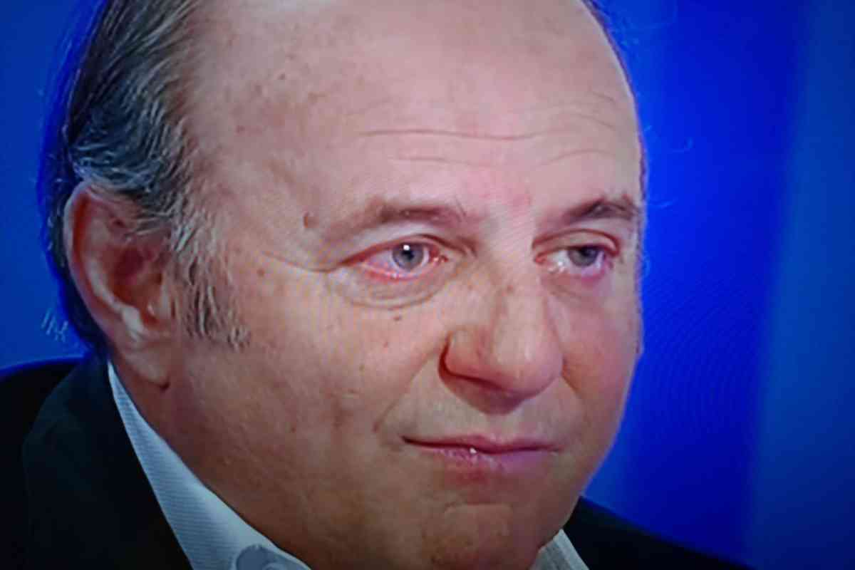 Gerry Scotti in lacrime
