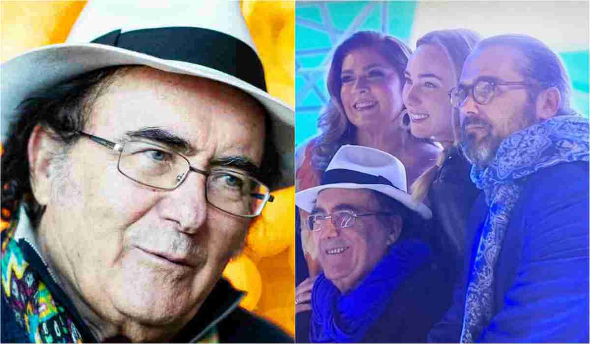 Al Bano, lite in famiglia prima di una foto