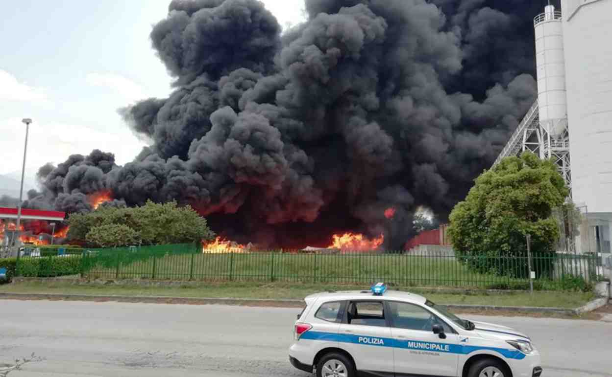 Incendio Avellino