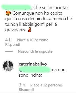 Caterina balivo foto incinta, dolce attesa