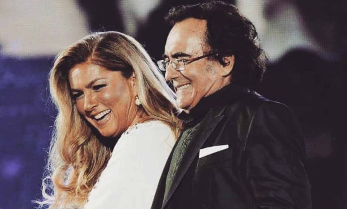 Al Bano e Romina, il bacio dietro le quinte