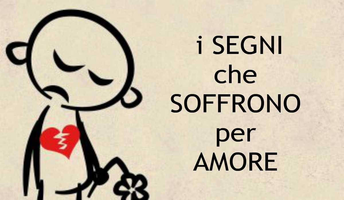 i segni zodiacali che soffrono per amore