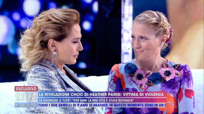 heather parisi al live non è la d'urso