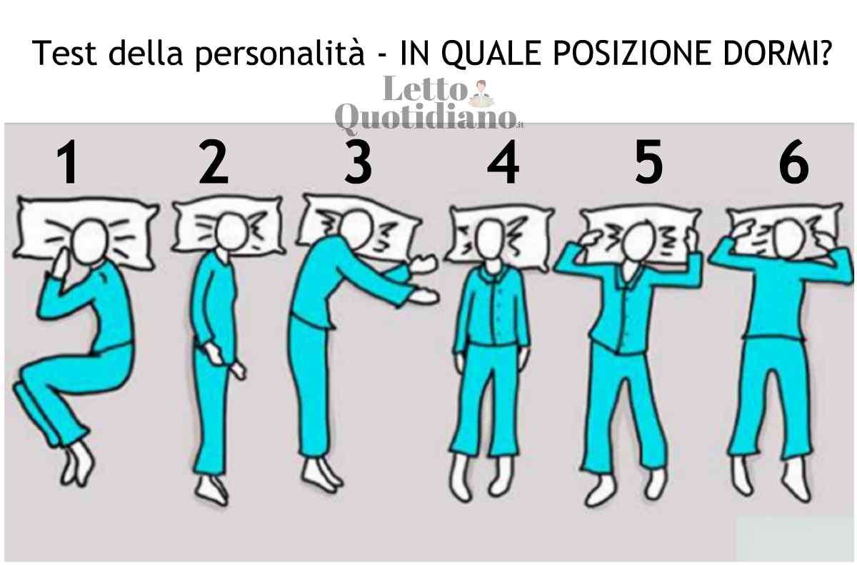 test posizione del sonno