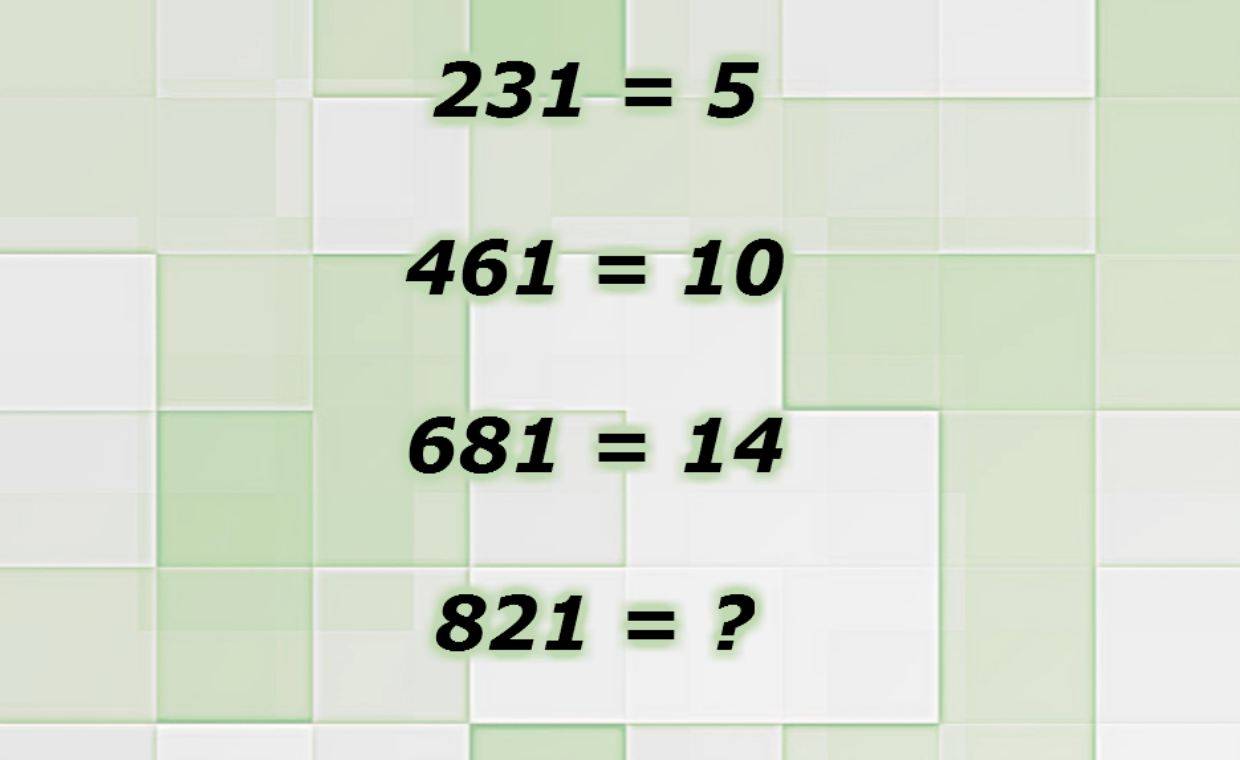 rompicapo matematico delle uguaglianze