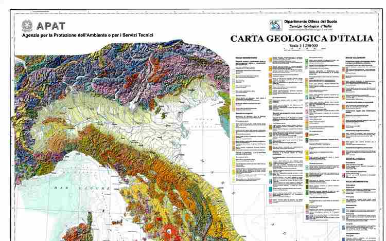 Carta Geologica d’Italia, si concretizza il progetto dopo 30 anni