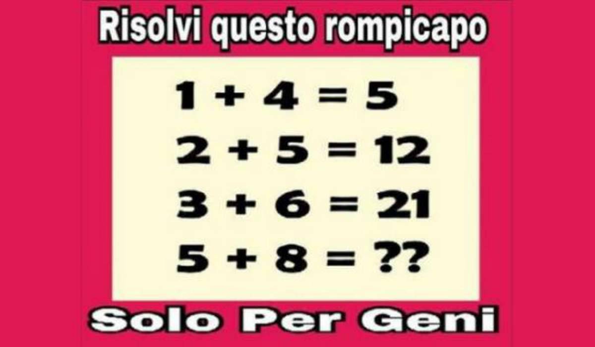 Rompicapo matematico