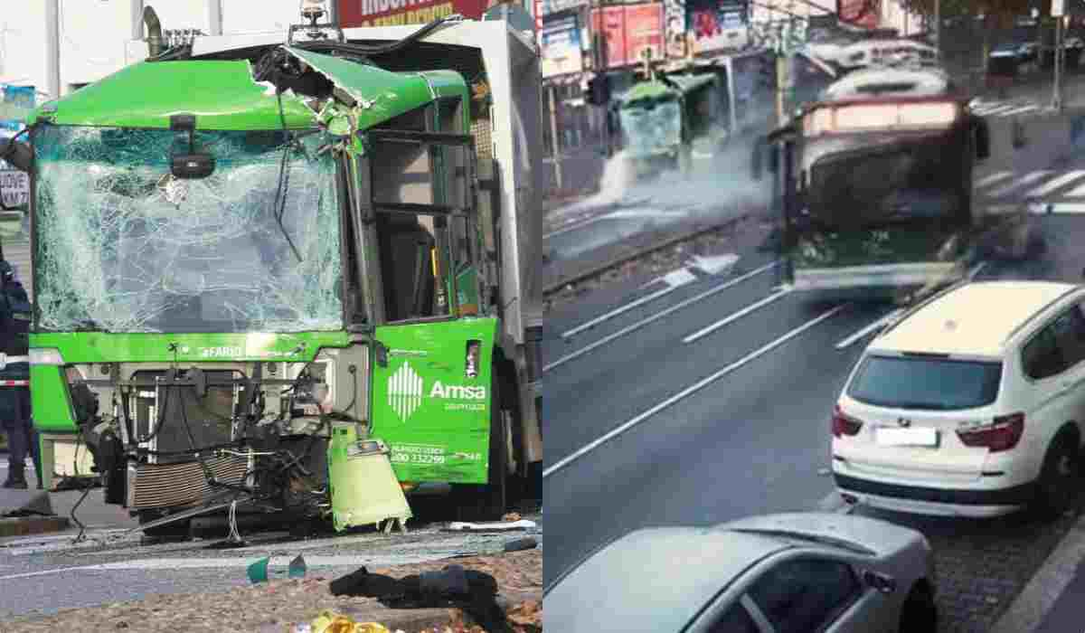 Incidente bus e camion