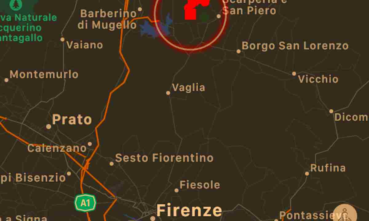 Terremoto in Toscana