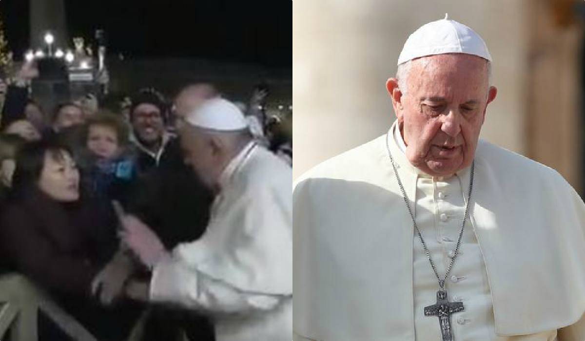 Il gesto di stizza di Papa Francesco e le scuse