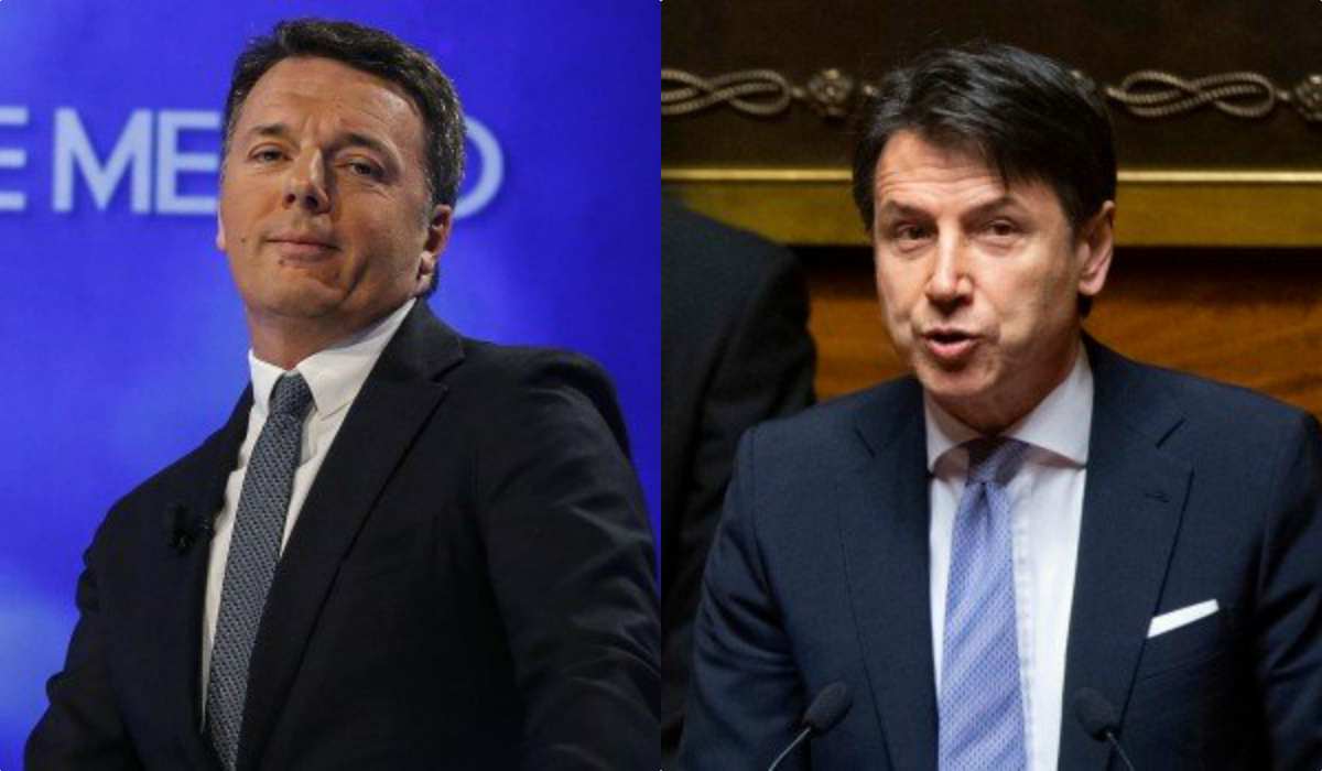 Matteo Renzi e Giuseppe Conte