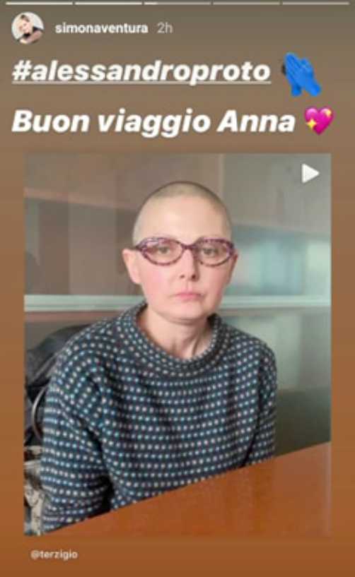 Morta anna molli addio di simona ventura