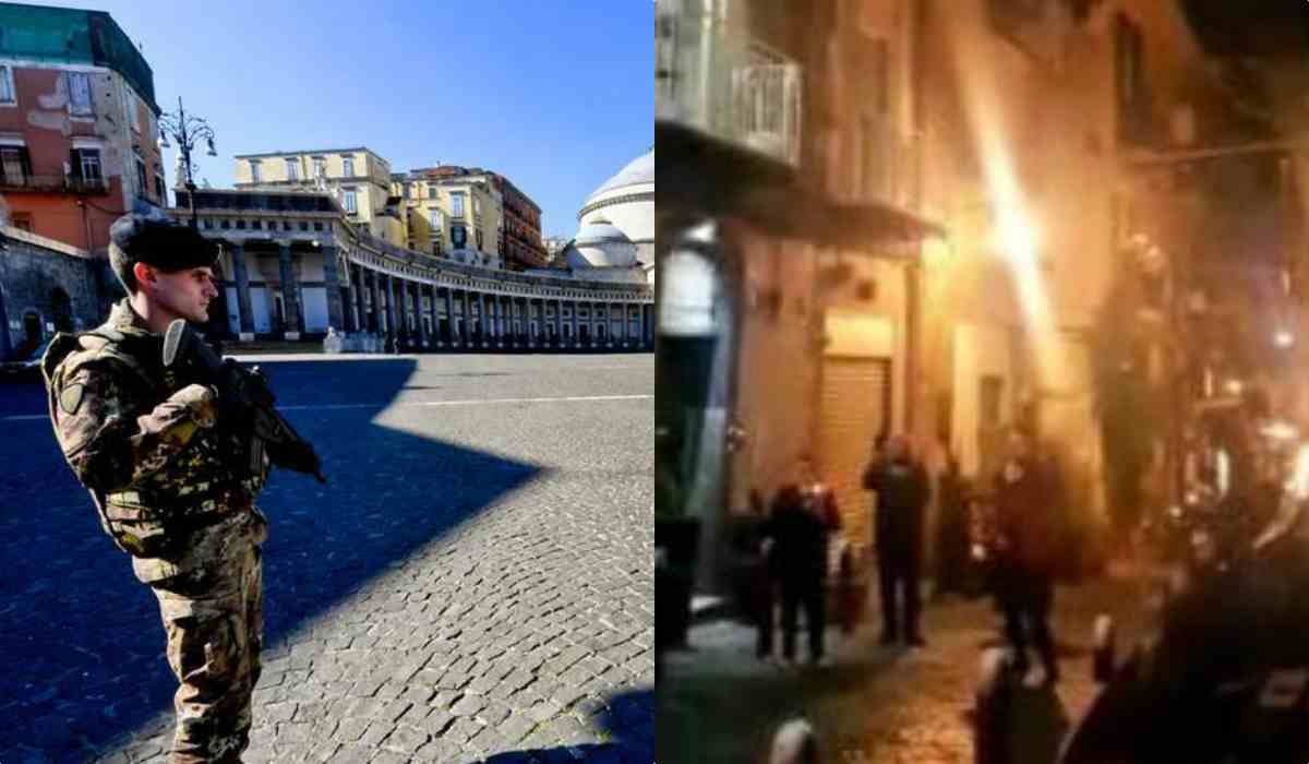 flash mob Napoli coronavirus