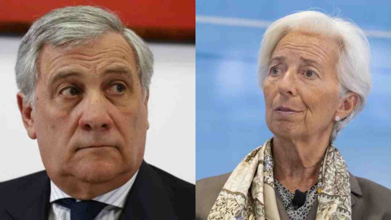 Bce, l'attacco di Tajani contro Lagarde: "Rivogliamo Draghi"