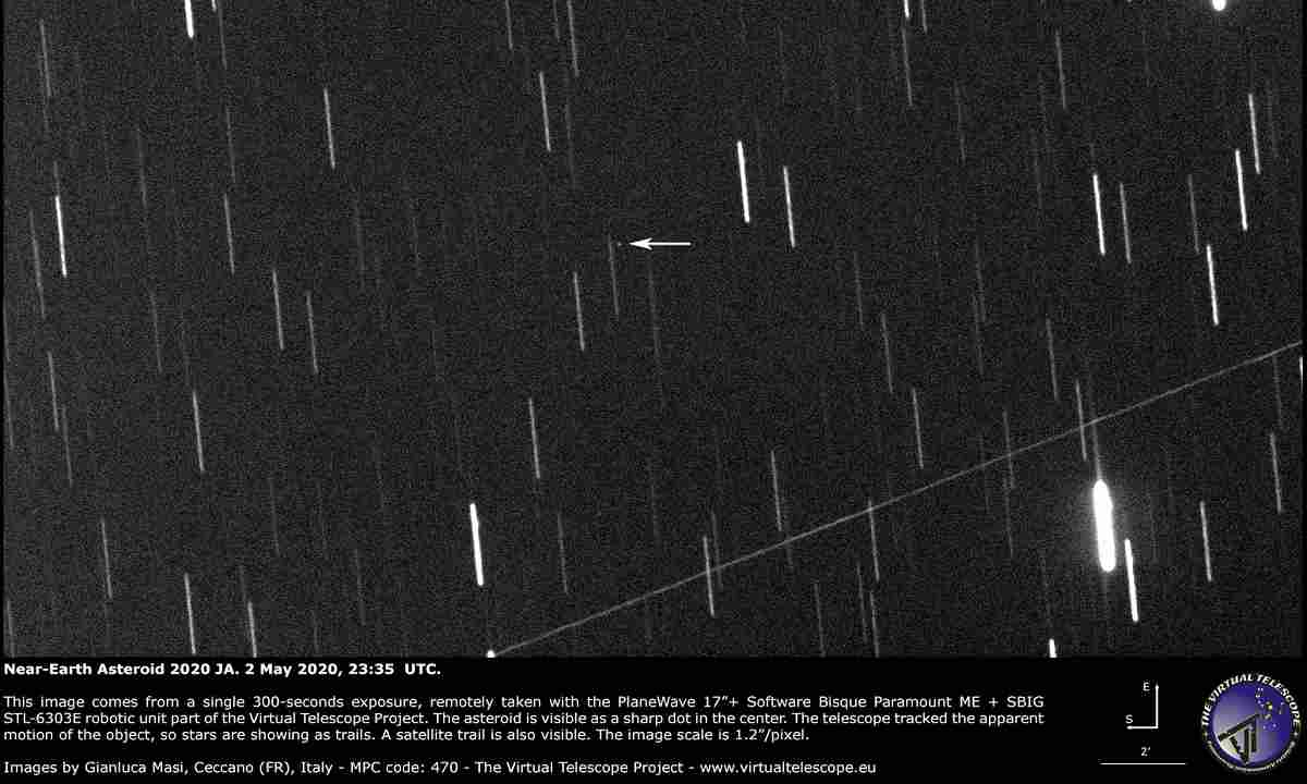 asteroide 2020 ja