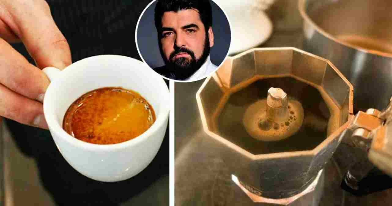 Caffè napoletano, il trucco dello chef Cannavacciuolo