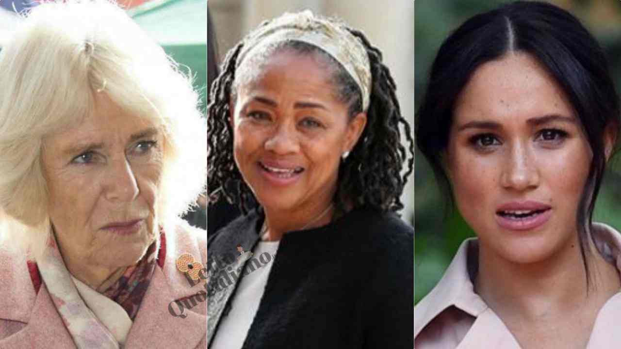 Camilla Parker a ruota libera sulla madre di Meghan Markle: le sue parole lasciano il segno