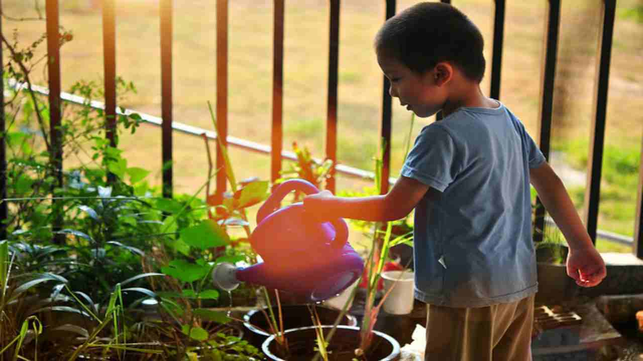 giardinaggio bambini