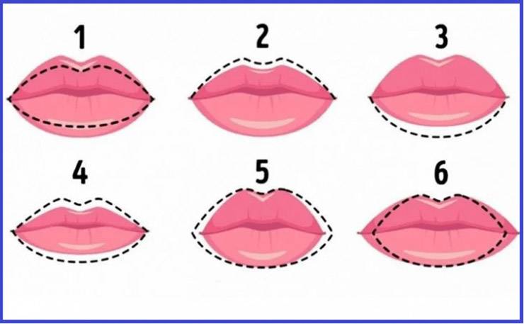 test che forma hanno le tue labbra