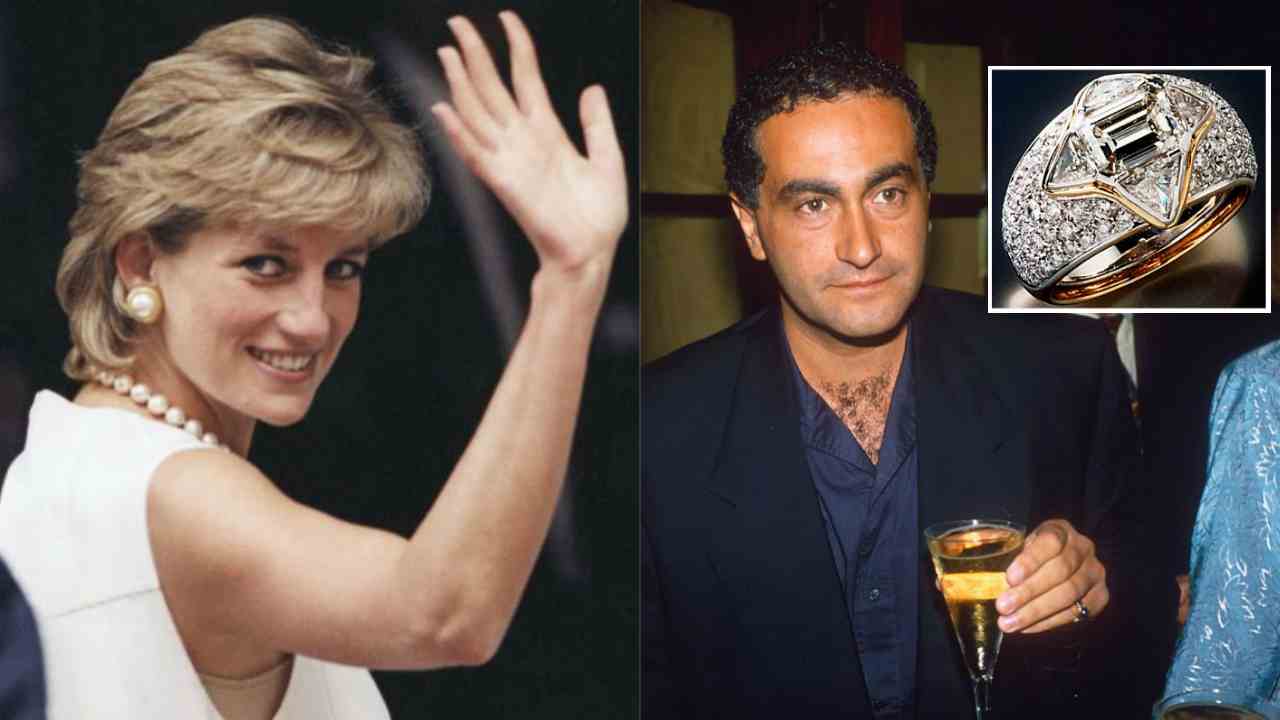 Lady Diana Dodi al-Fayed anello