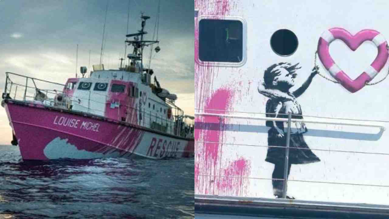 Nave Ong Banksy lancia sos migranti