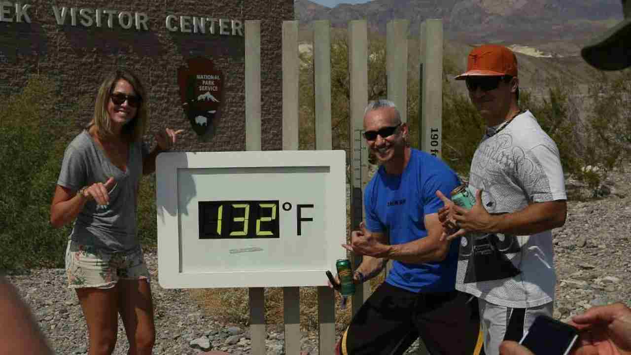 temperature da record death valley