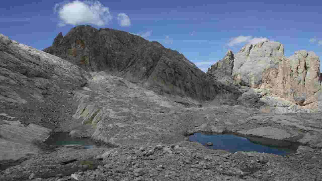 scioglimento ghiacciaio marmolada