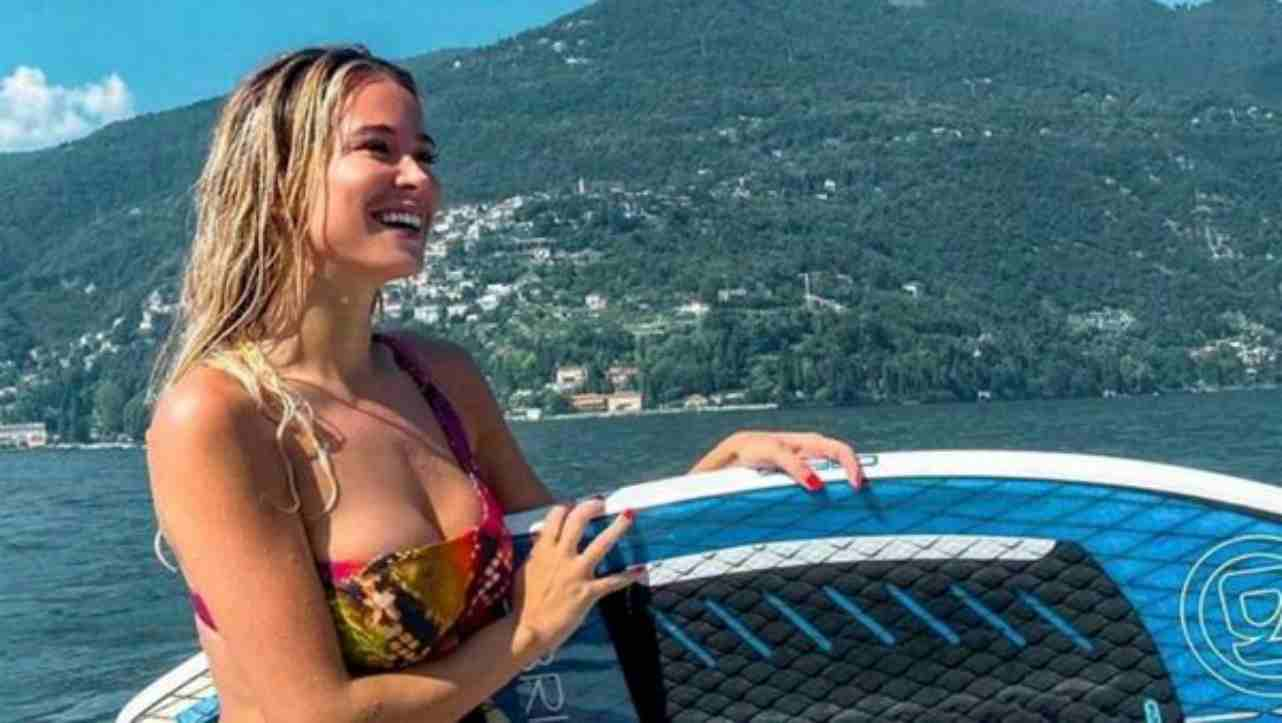 Diletta Leotta in barca