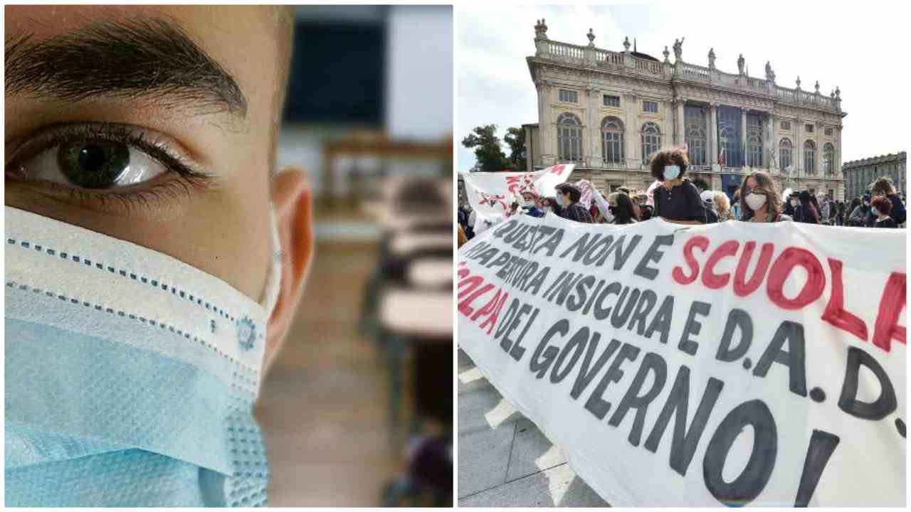 manifestazione scuola roma