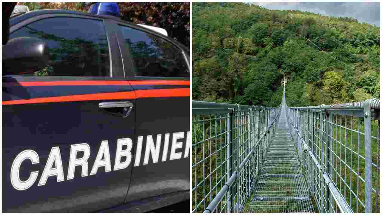 suicidio ponte sospeso Prato