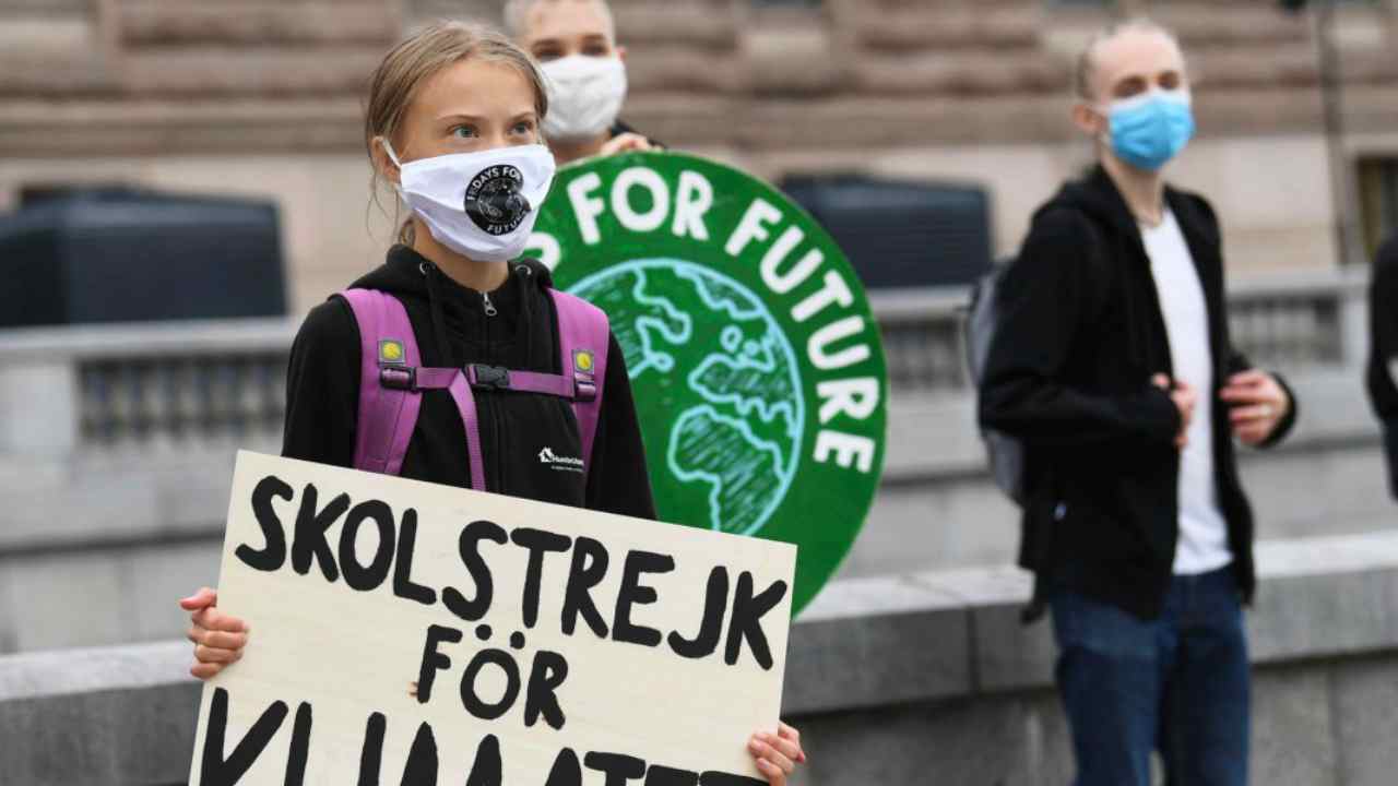 greta Thunberg incontra Conte