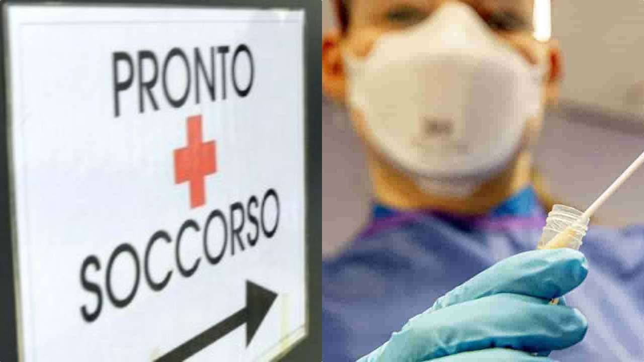 Covid, pronto soccorso pieni per tamponi