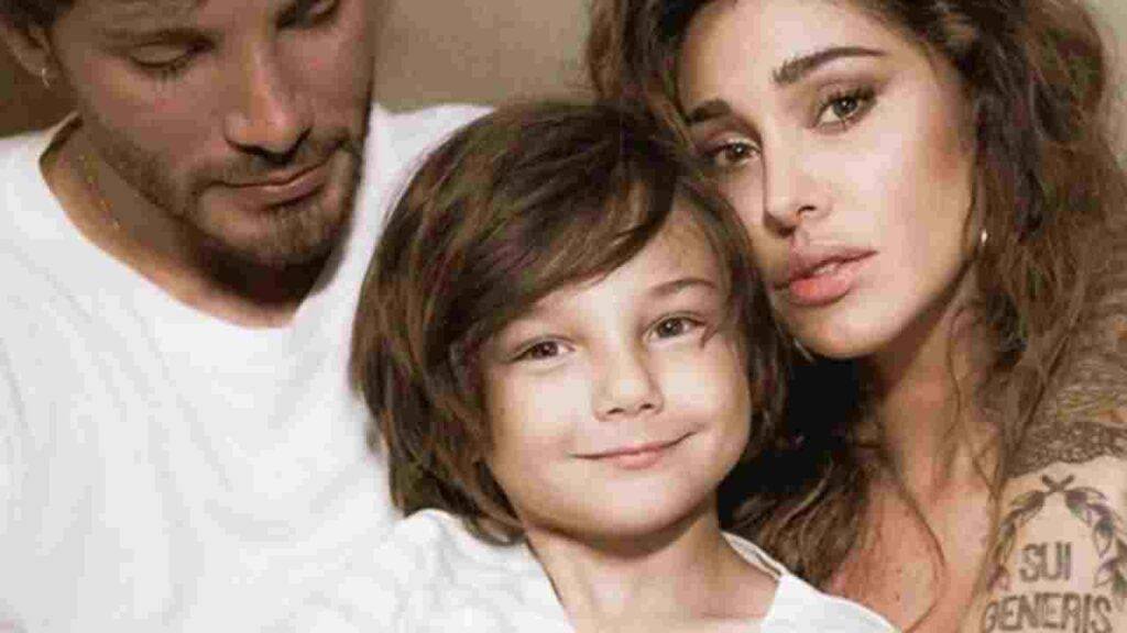 Belen Rodriguez, il figlio Santiago e il No de La Scala