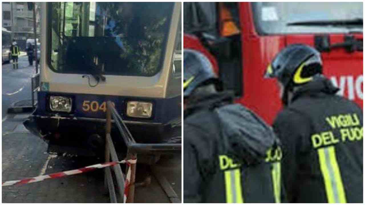 tram deragliato a Torino