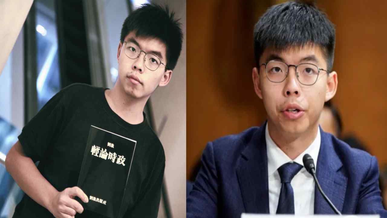 Joshua Wong attivista cinese in manette