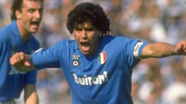 Maradona al Napoli nel'87